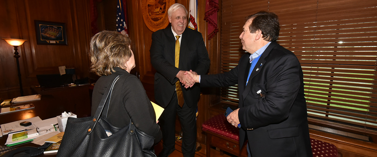 Governor Justice works with West Virginia education leaders